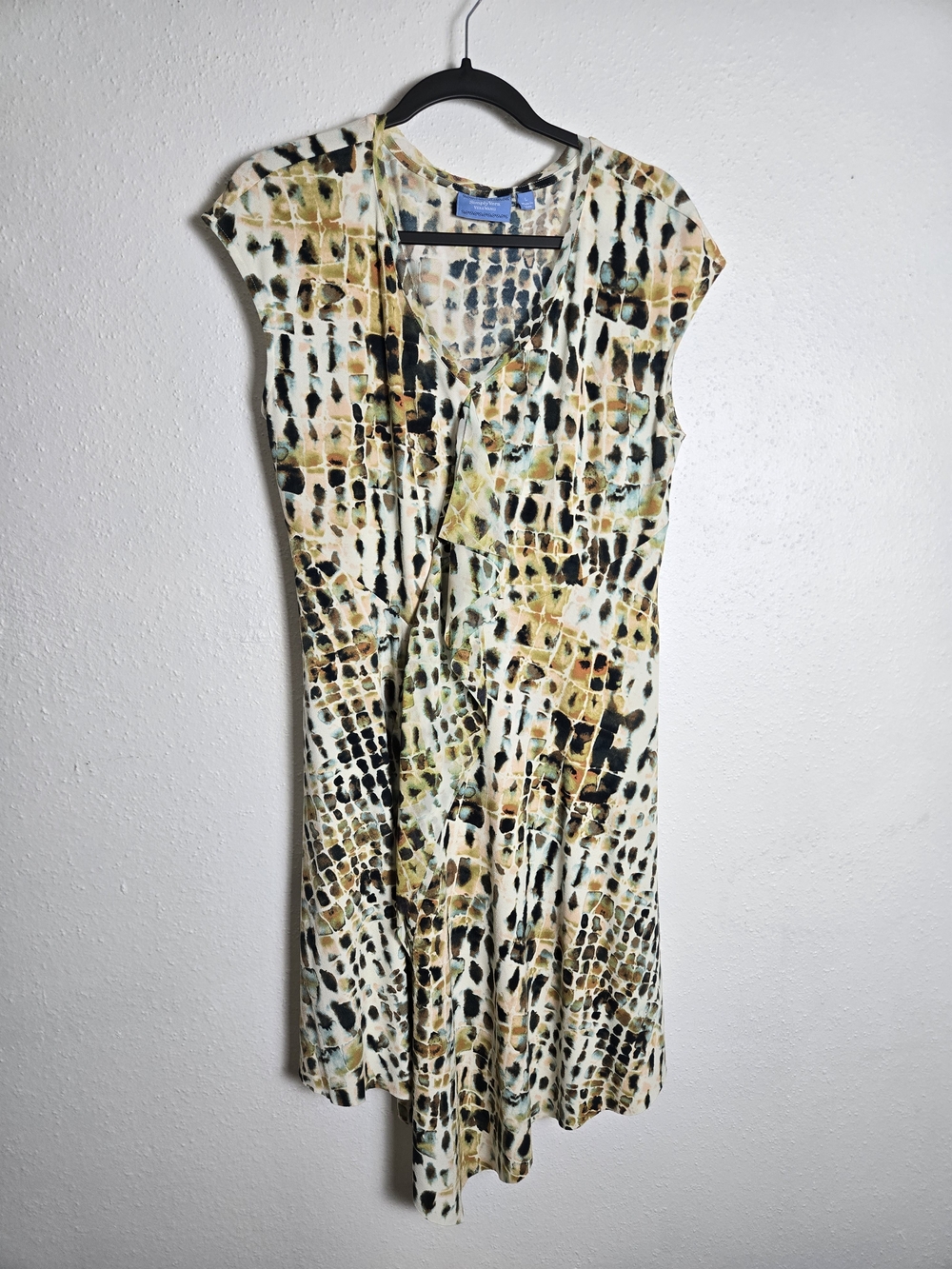 Simply Vera Snakeskin Print Animal Print Dress